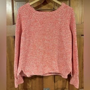 Gap High Slit Shak Rose Blush Women’s Size Large Sweater